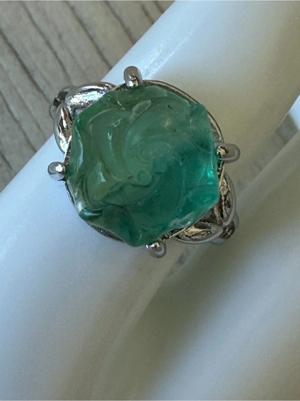 Green Flourite Ring